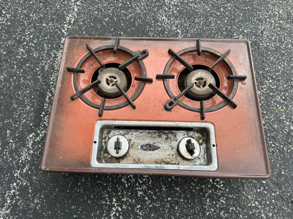 1963-1972 Arrow Camper Chief Bow Dart Little Chief 2 Burner Cooking Stove #3812E