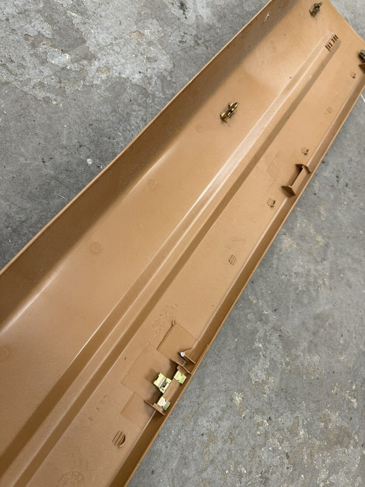 1988-1998 Chevy GMC C/K Truck Regular Cab Lower Rear Window Trim Tan #3434EJ