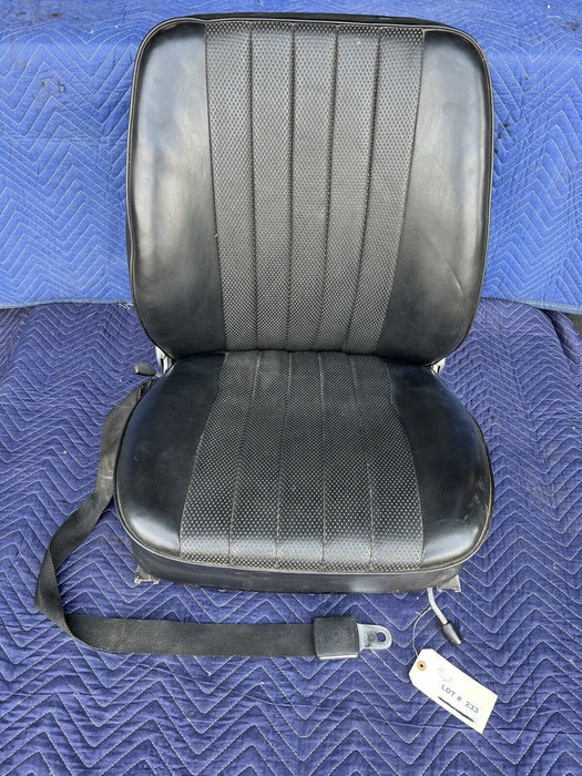 Porsche 911 912 Low Back Front Seat Early Passenger Right Side Complete #3620E