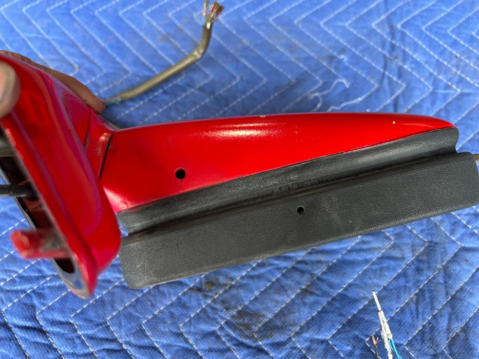 1983-1985 Porsche 944 Driver LH Left Red Side Mirror Assembly OEM #1768EM