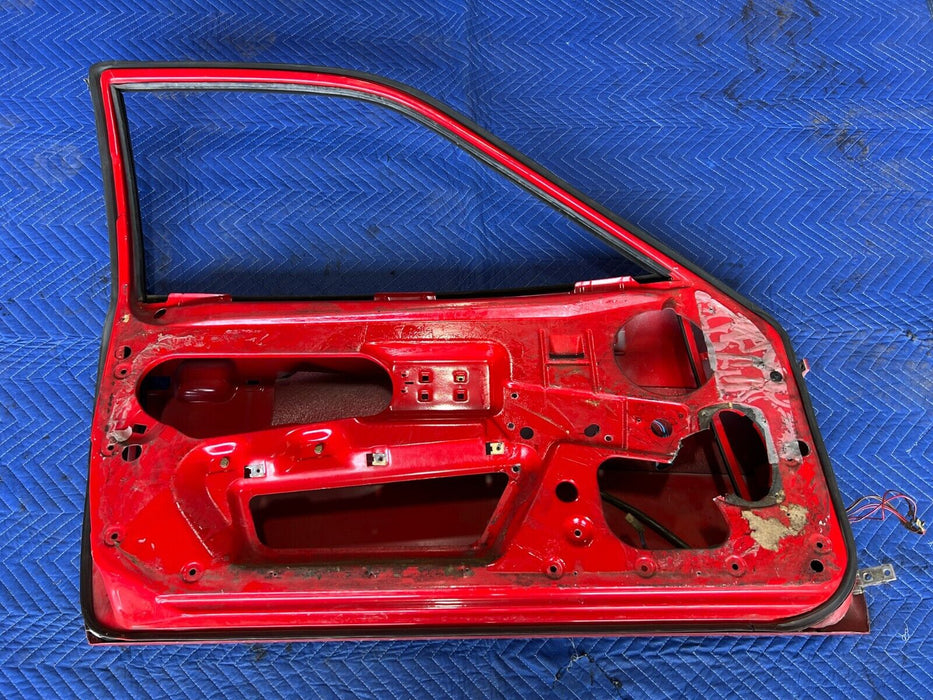 1983-1985 Porsche 944 Front Left LH Driver Red Door Assembly Panel OEM #1759EM