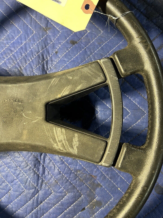 1965-1973 Porsche 911 912 914 Rubber Steering Wheel & Center Pad 380mm #3422E