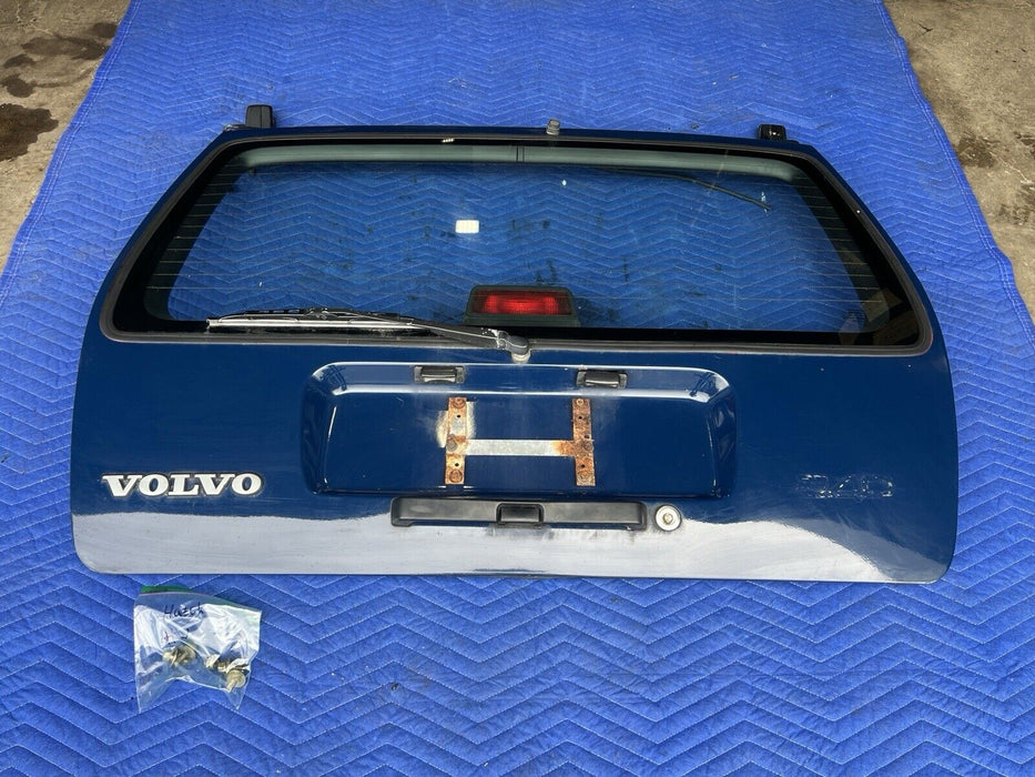 1988-1993 Volvo 240 245 Rear Hatch Assembly w/Flush Mount Window & Latch #3756E