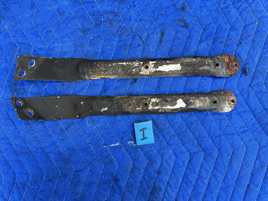 1986-1993 Volvo 240 244 245 Front Bumper Strut Support Bracket Pair  OEM #3714E