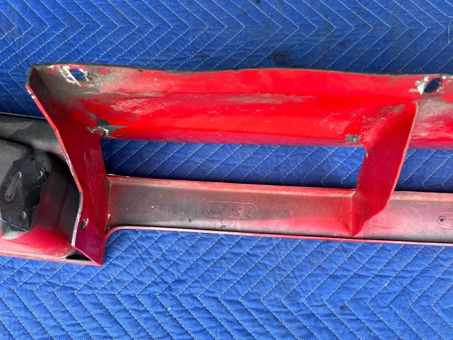 1983-1985 Porsche 944 Red Front Bumper Lower Valence Cover Panel OEM #1858EM