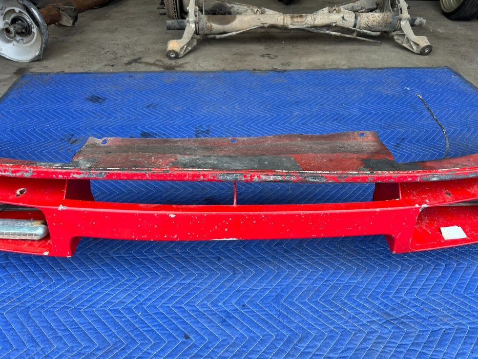 1983-1985 Porsche 944 Red Front Bumper Lower Valence Cover Panel OEM #1858EM