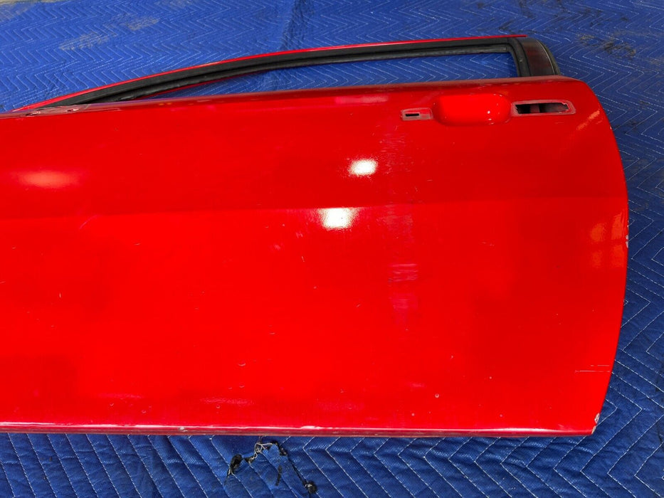 1983-1985 Porsche 944 Front Left LH Driver Red Door Assembly Panel OEM #1759EM