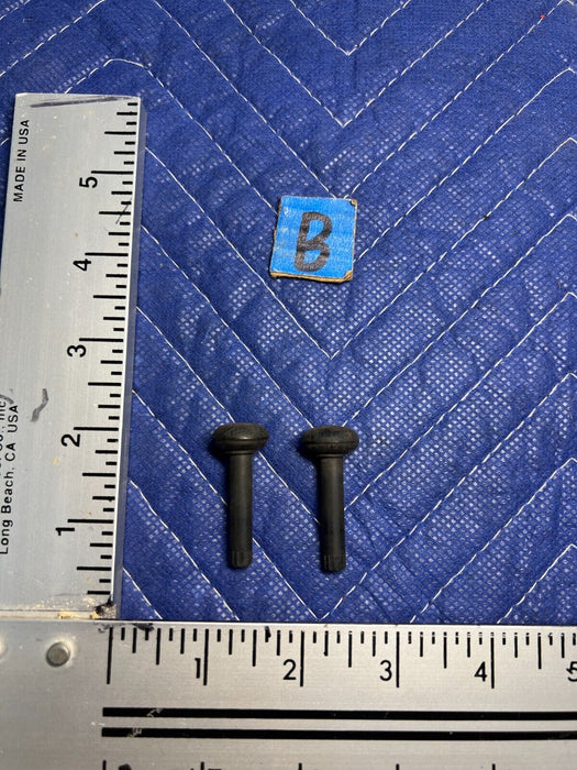 1983-1985 Porsche 944 Left & Right Door Lock Thumb Stud Screw Pair OEM #1797EM