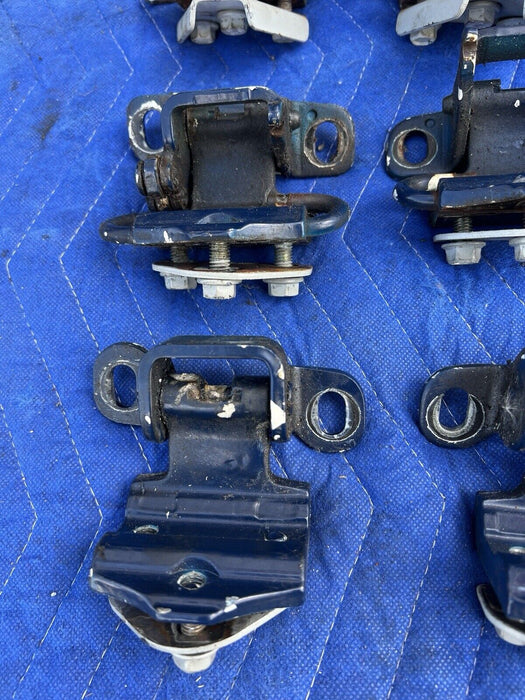 1986-1993 Volvo 240 245 Complete Set Of 8 Door Hinges Upper & Lower OEM #3649E