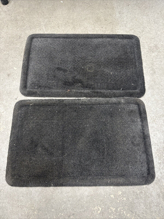 2006-2016 Chevy Impala GM Rear Pair Black Carpet Floor Mats Sedan OEM #3815E