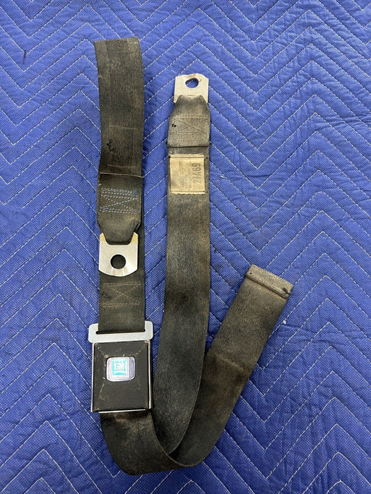 1968-1972 GM Corvette Chevelle Camaro 27A69 Seat Belt Pair & Buckle OEM #3360E