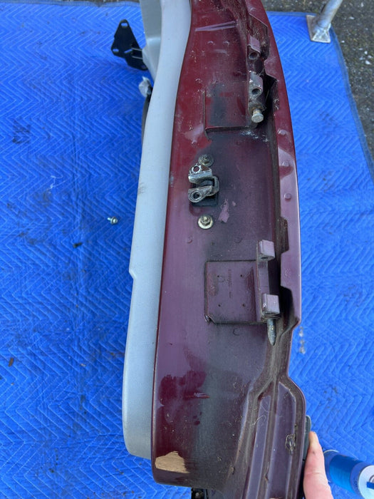 1998 Chevy K1500 Extended Cab Third Door Maroon w/ Trim, Door Card OEM #1506EM