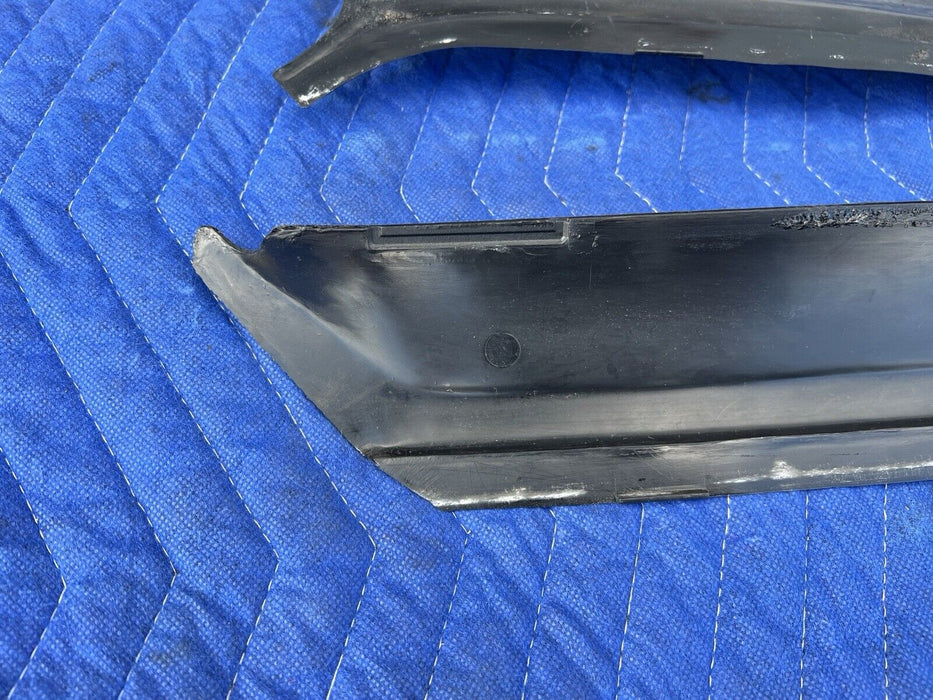 1986-1993 Volvo 240 244 245 L & R Windshield A Pillar Trim Black OEM #3706E