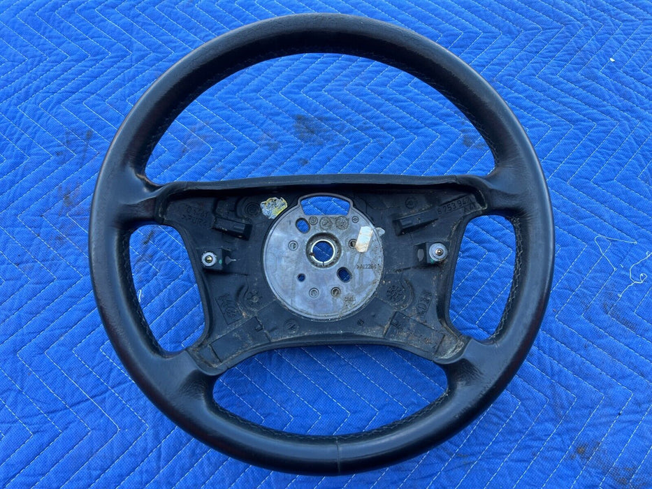 2001-2006 BMW E46 Series 330XI 330i Steering Wheel Black Leather OEM #43CN