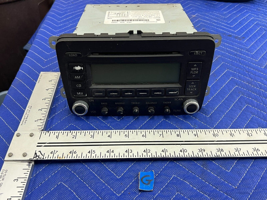 2006-2010 VW Jetta 2.5L AM FM Radio Stereo CD Player 1K0035180 OEM #149MC