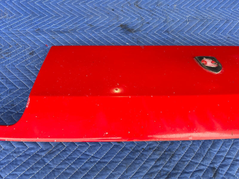 1983-1985 Porsche 944 Red Front Nose Hood Engine Bonnet Panel Trim OEM #1859EM