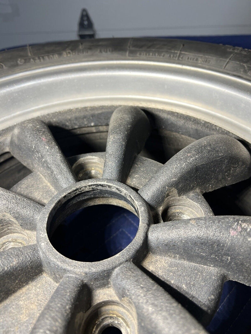 Porsche Karmann Ghia VW EMPI Mag Rim Genuine Vintage 911 15x6 Wheel 4x130 #3388E