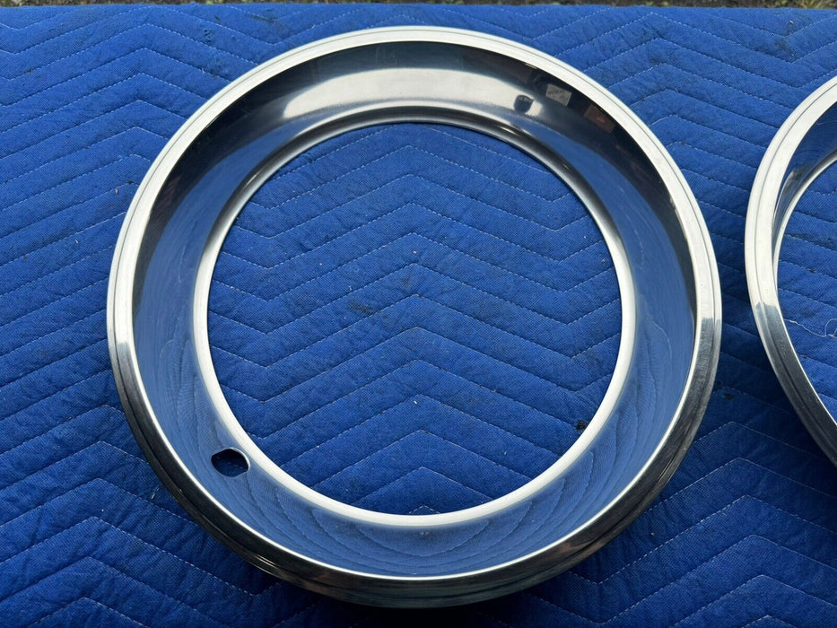 1969 Chevy Camaro Z28 NOS Chrome Trim Ring Set Of 4 9796696 OEM GM #3564E