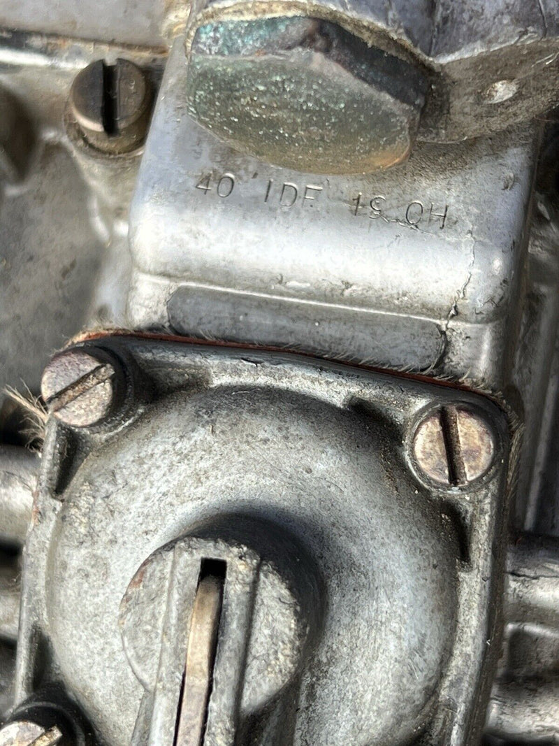 Porsche 912 914 VW Type 2 Weber Dual 40 IDF Carbs & Manifolds 1.7 1.8 2.0L #3616