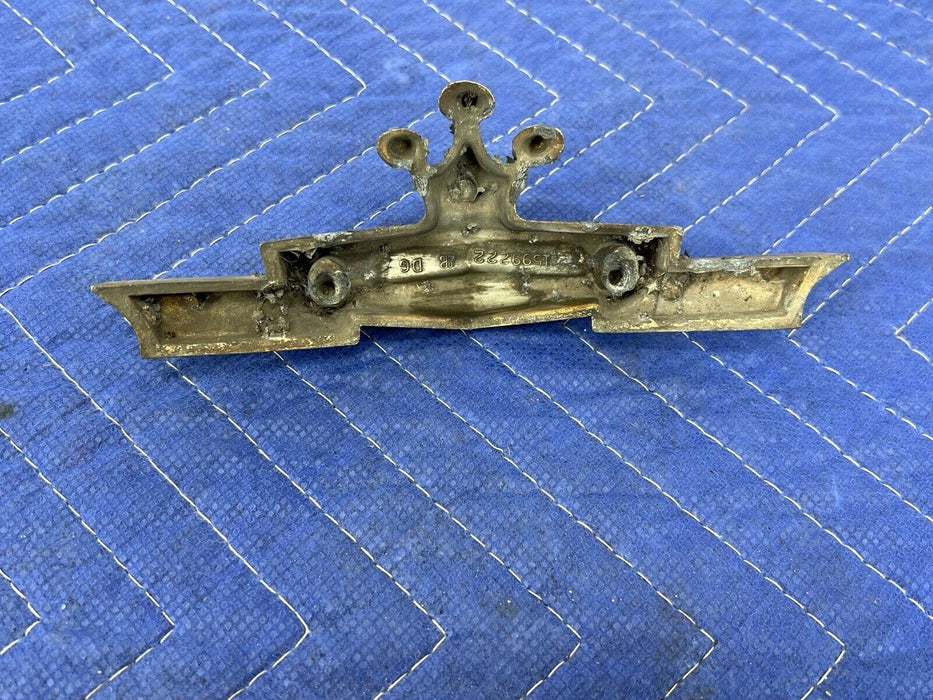 1955-1956 Chrysler Imperial Front Hood Emblem Grille Badge 1599222 OEM #3480E