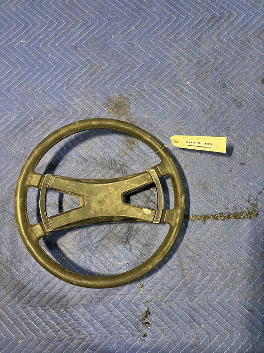 1965-1973 Porsche 911 912 914 Leather Steering Wheel & Center Pad 380mm #3421E