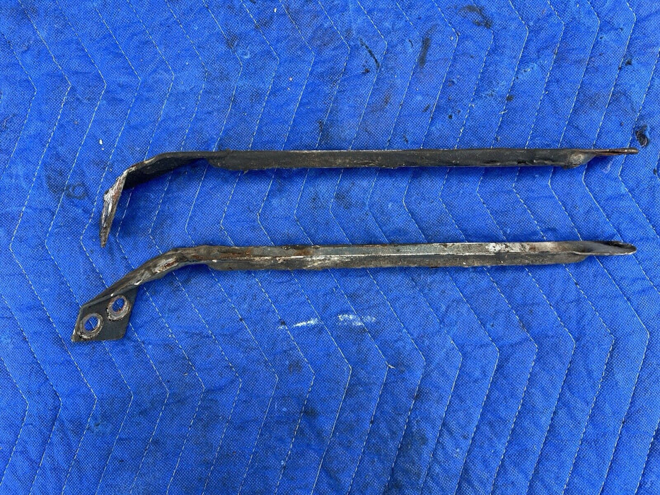 1986-1993 Volvo 240 244 245 Front Bumper Strut Support Bracket Pair  OEM #3714E