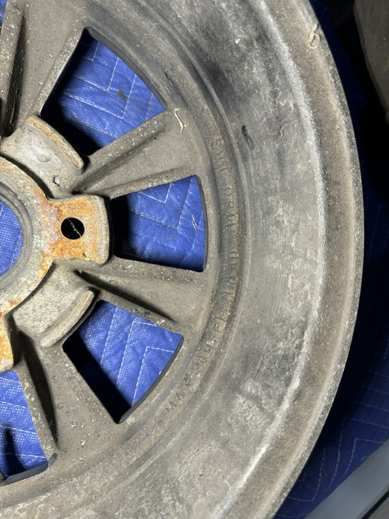 Porsche Karmann Ghia VW EMPI Mag Rim Genuine Vintage 911 15x6 Wheel 4x130 #3370E