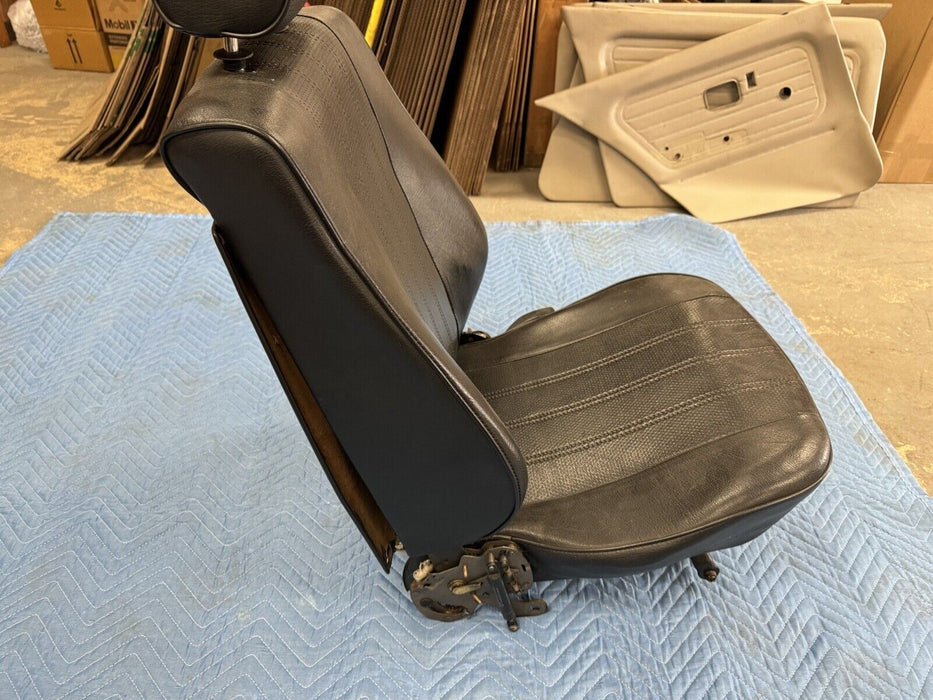 1984-1992 BMW E30 325i 318i Sedan Front Left Driver Seat Black OEM #3537E