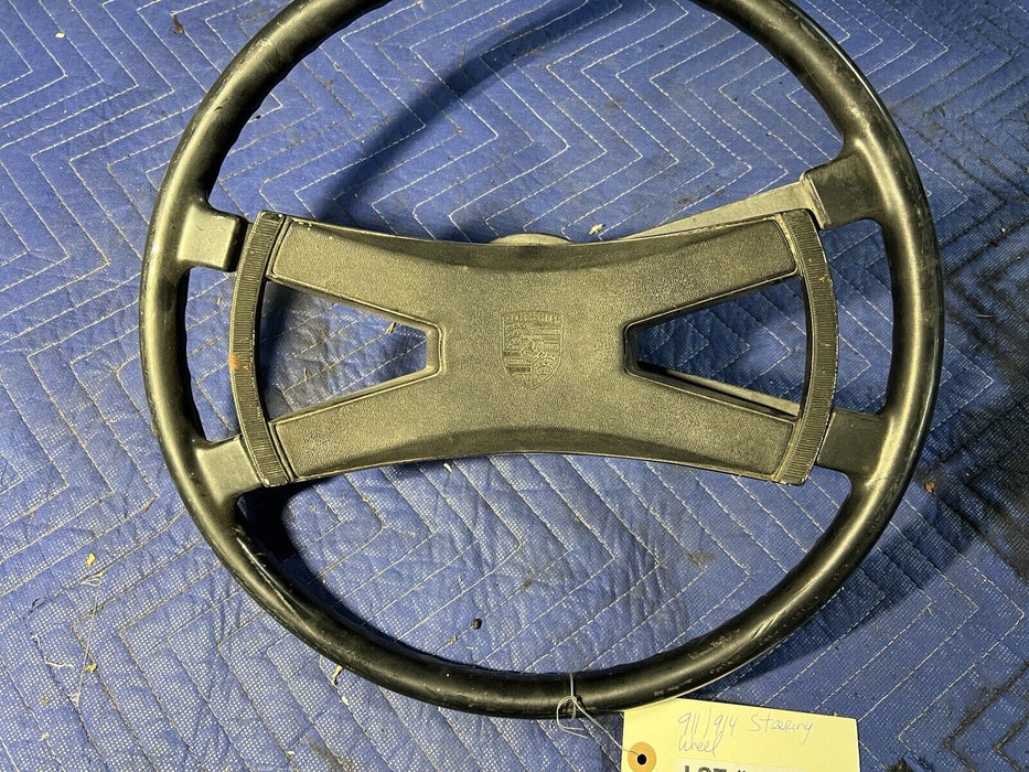 1965-1973 Porsche 911 912 914 Steering Wheel & Center Pad 380mm OEM #3420E