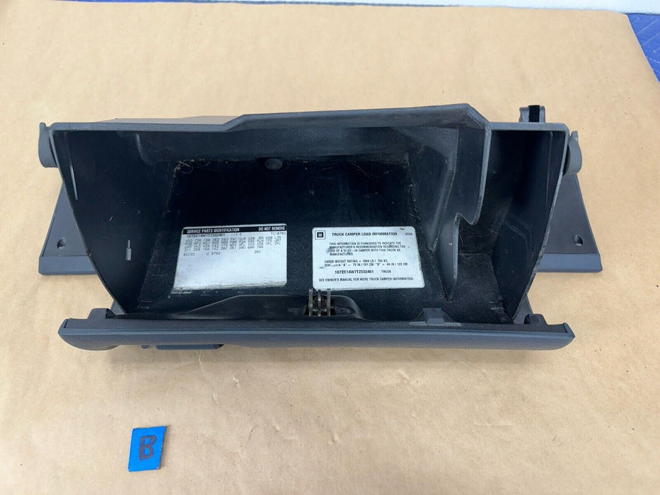 1995-1999 Chevy GMC Silverado Sierra Blue Glove Box Assembly 15991692 #3450EJ