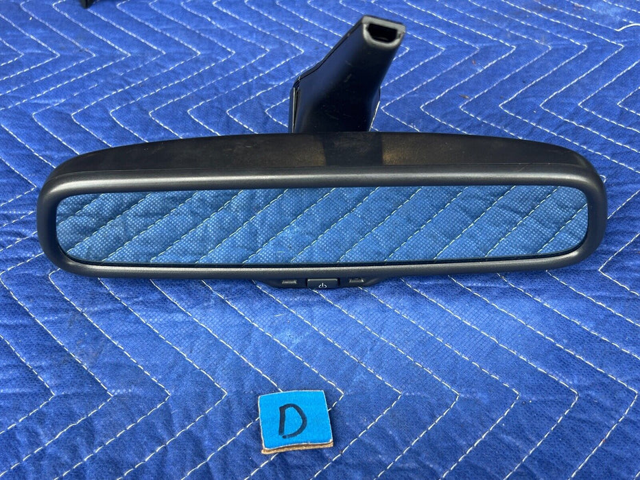 2003-2009 Audi S4 B6 B7 8E Black Interior Rear View Mirror OEM #485EM