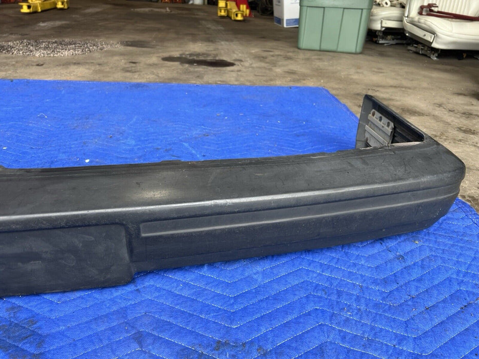 1986-1993 Volvo 240 244 245 Front Bumper Cover Trim Black Plastic OEM #3764E