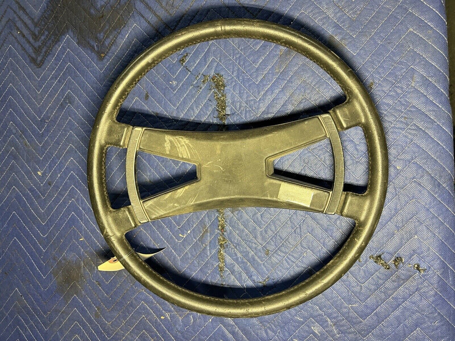 1965-1973 Porsche 911 912 914 Rubber Steering Wheel & Center Pad 380mm #3422E