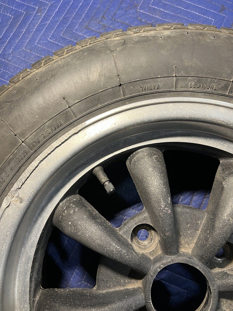 Porsche Karmann Ghia VW EMPI Mag Rim Genuine Vintage 911 15x6 Wheel 4x130 #3388E