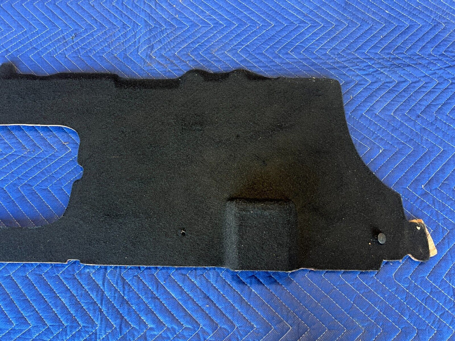 1984-1989 Volvo 740 760 Sedan Black Trunk Rear Seat Carpet Panel OEM #1700EM