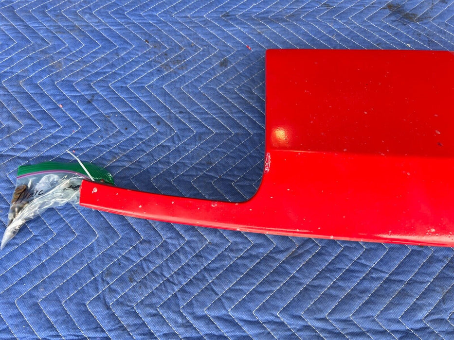 1983-1985 Porsche 944 Red Front Nose Hood Engine Bonnet Panel Trim OEM #1859EM