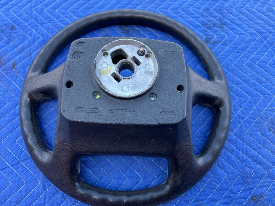 1992-1997 Volvo 850 GLT Steering Wheel Assembly Black 9140073 OEM #733M