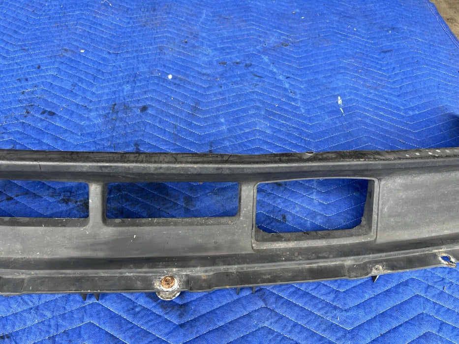 1986-1993 Volvo 240 244 245 Front Bumper Air Dam Trim Black Diffuser OEM #3765E