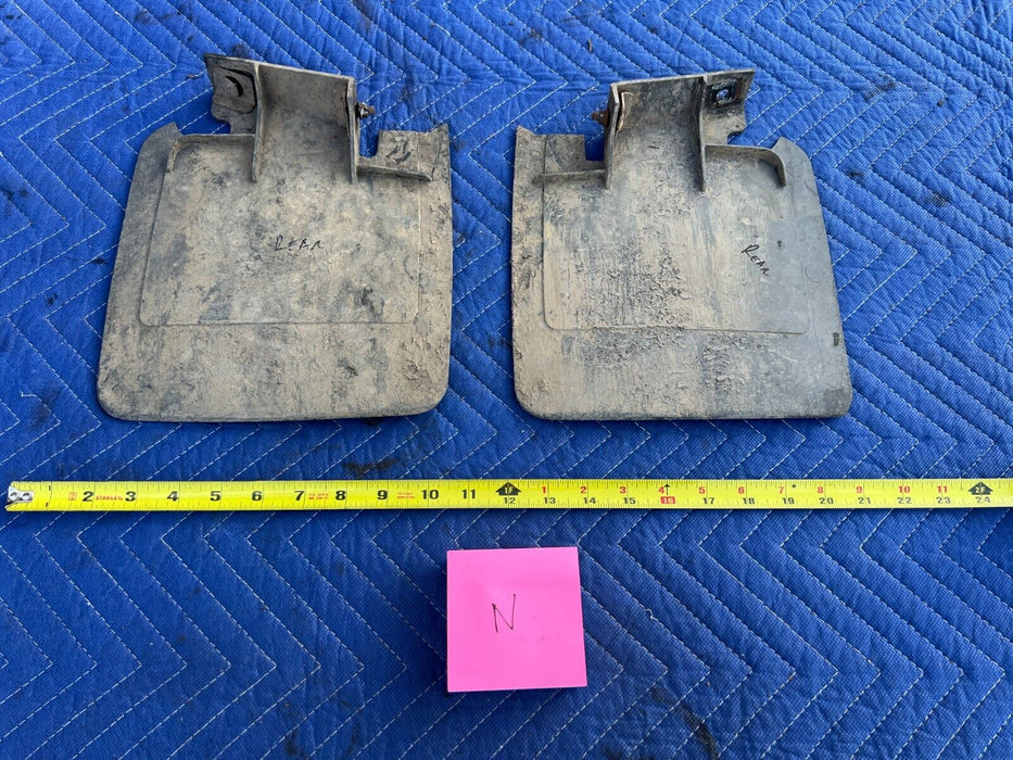 1984-1989 Volvo 740 760 Sedan Rear Valence Mud Flap Right & Left Pair OEM#1622EM