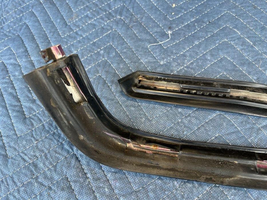 1986-1993 Volvo 240 245 Wagon Only Hockey Stick Trim Corner Rear Bumper #3792E