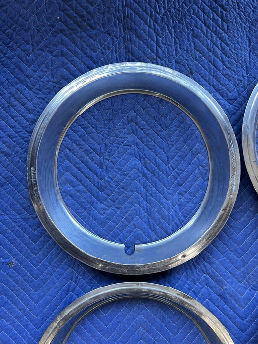 1967-1968 Chevy Camaro Z28 15x6 Rally Chrome Trim Rings Set Of 5 OEM GM #3577E