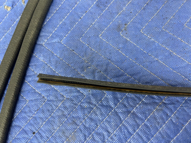 1983-1985 Porsche 944 Left Right Door to Carpet Seam Trim Cover Set OEM #1825EM