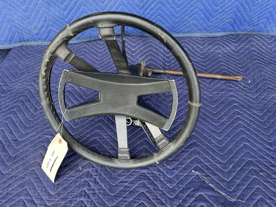 Porsche 914 Steering Column Steering Wheel & Wiper Stalks Ignition & Key #3618E