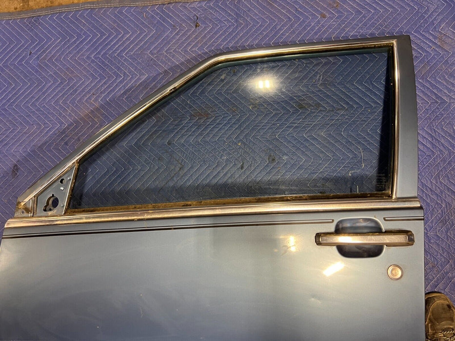 1984-1989 Volvo 740 760 Sedan Blue Metallic Front Driver Left LH Door OEM#1564EM