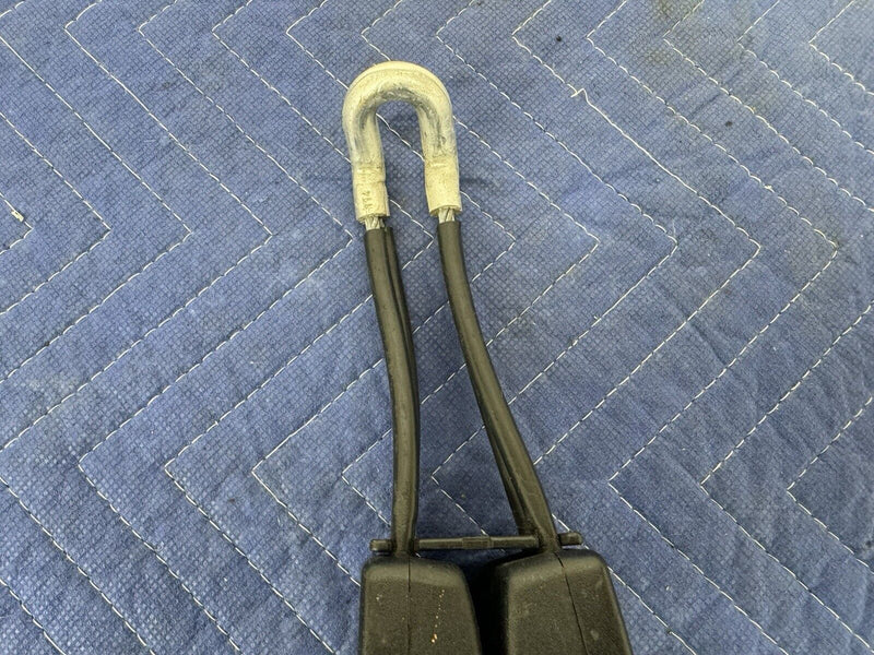 Volvo 240 245 740 940 760 Rear Center Seat Belt Buckle Pair 3513666 OEM #3865E