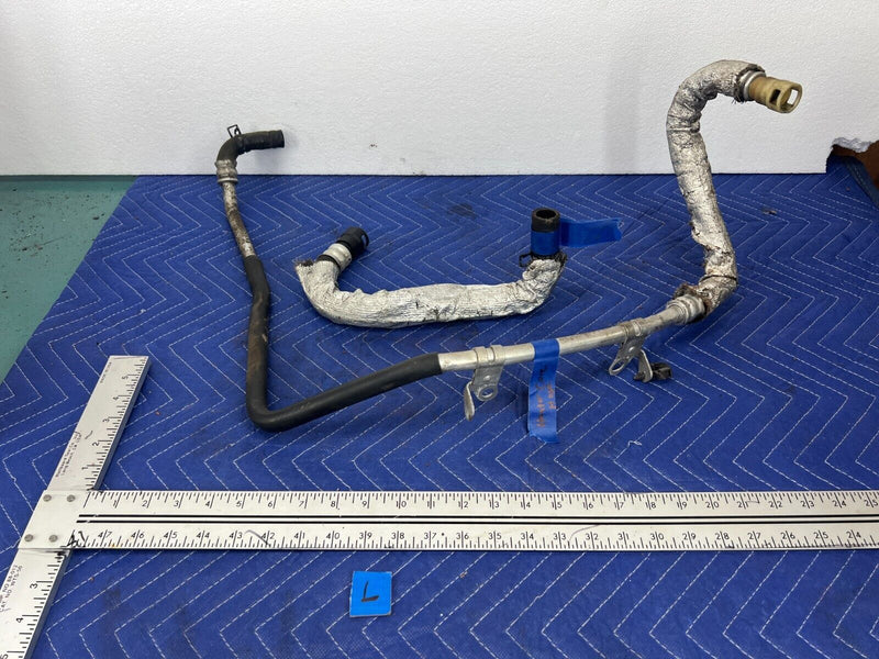2006-2010 Hummer H3 Engine to Heater Core Coolant Hose Tube Pair OEM #1485EM