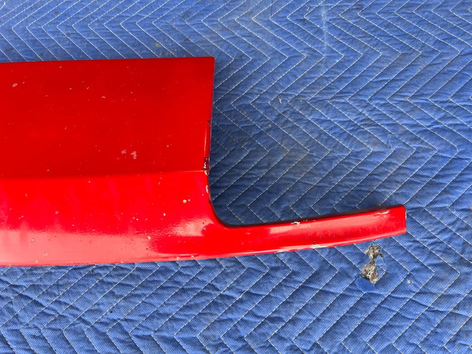 1983-1985 Porsche 944 Red Front Nose Hood Engine Bonnet Panel Trim OEM #1859EM