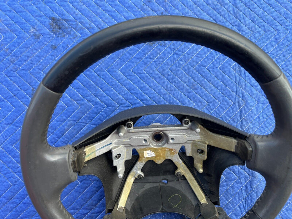 99-01 ISUZU VEHICROSS Two Tone Steering Wheel Assembly Gray #1386E