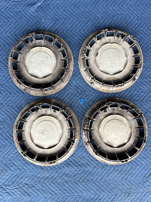 1989-1993 Volvo 240 244 245 Set Of 4 Hub Caps 3540176 14” Wheel Cover OEM #3637E