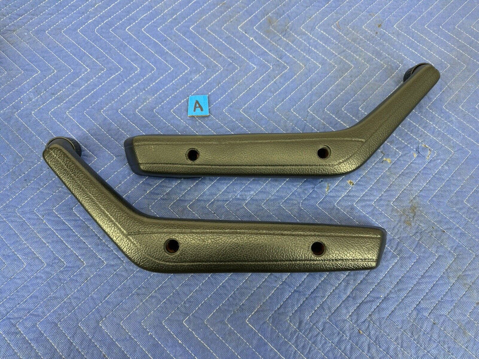 1975-1980 Volvo 240 244 Early Front Door Armrest Grab Handle Pair OEM #3835E